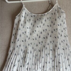 Abercrombie and Fitch Floral Pleated Tank